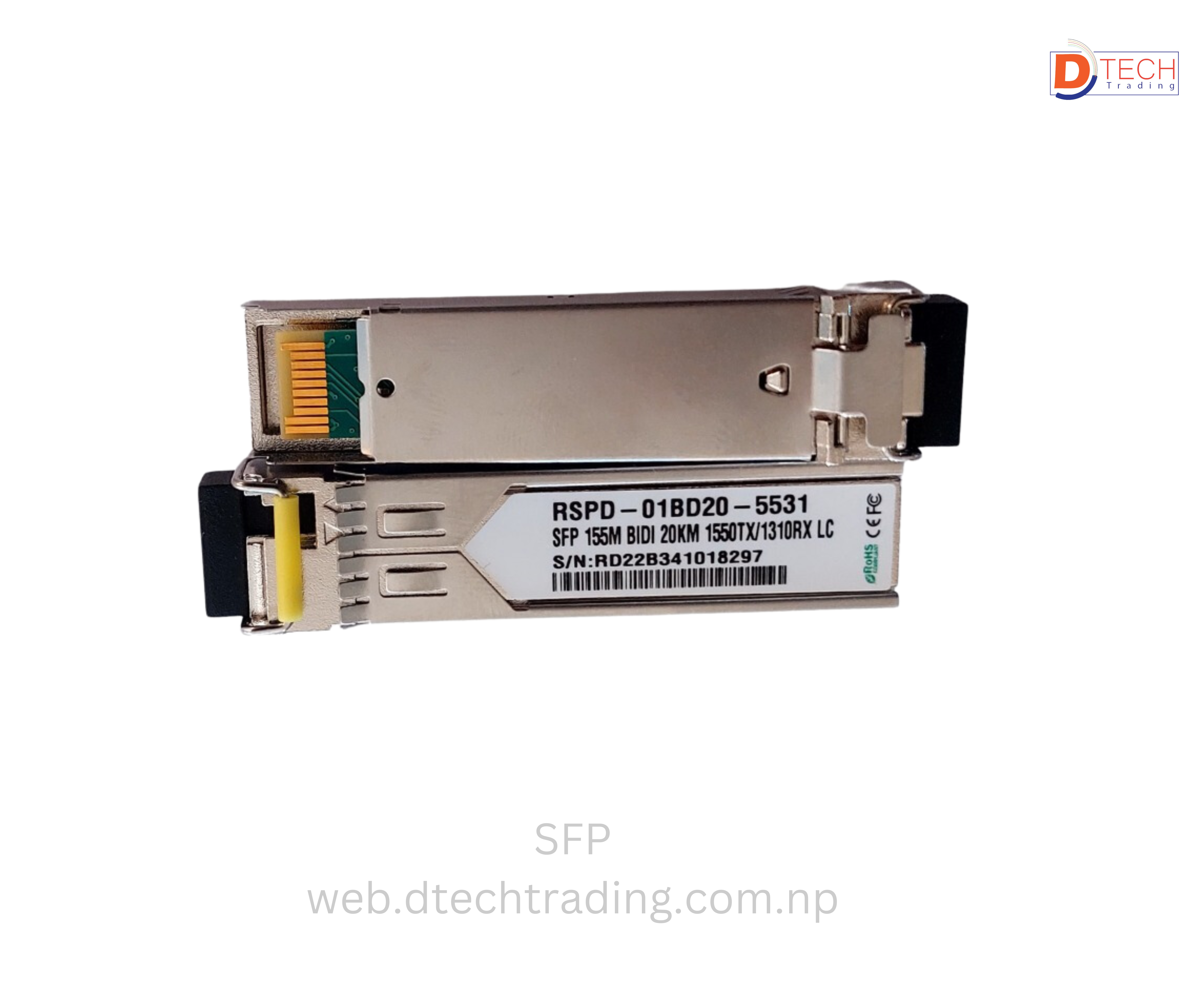 SFP 155M BIDI 1550TX/1310RX LC 20km LC